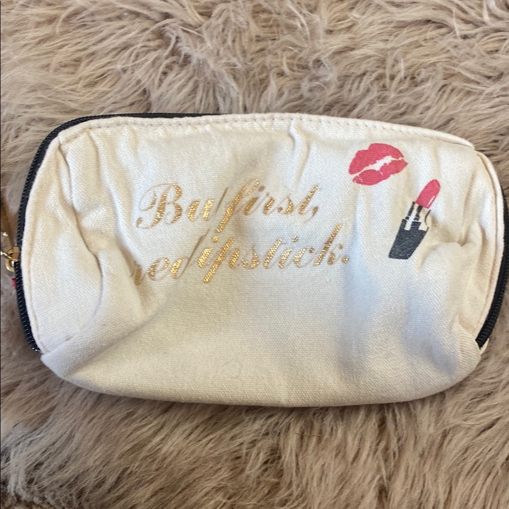 Cosmetic Pouch with Lipstick Design